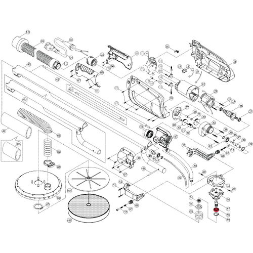 AG700 Part - Head Bearing #6002